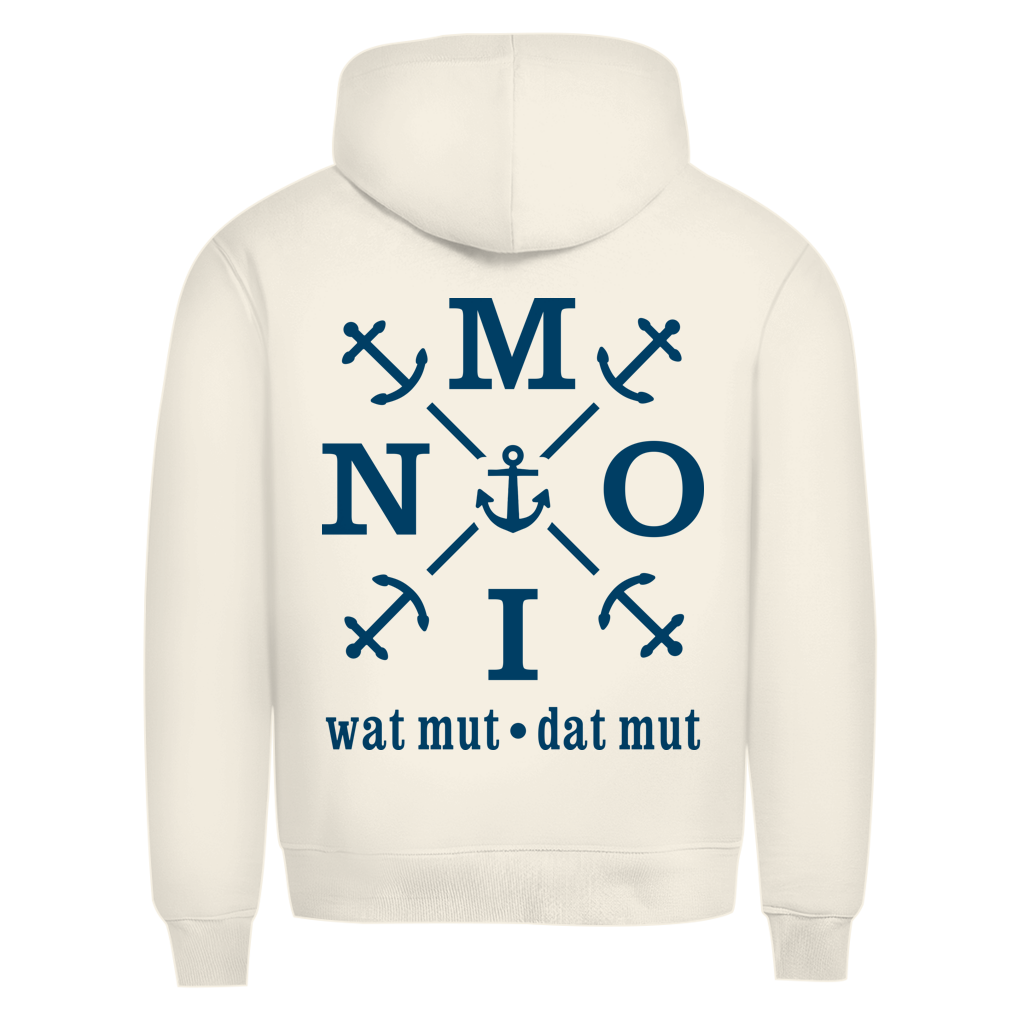 Hoodie Herren "MOIN"#504 - beidseitiger Druck