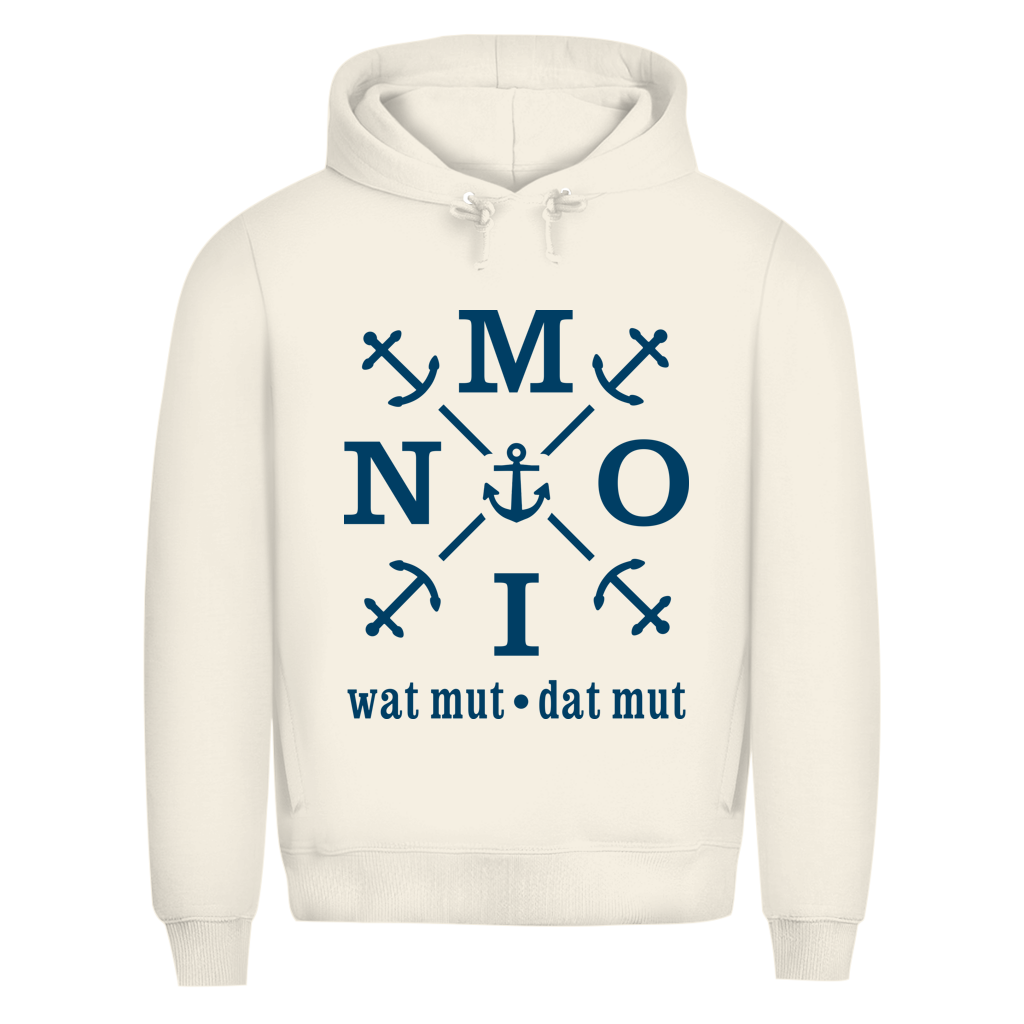 Hoodie Herren "MOIN"#504 - beidseitiger Druck