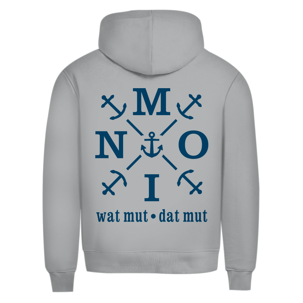 Hoodie Herren "MOIN"#504 - beidseitiger Druck