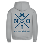 Hoodie Herren "MOIN"#504 - beidseitiger Druck