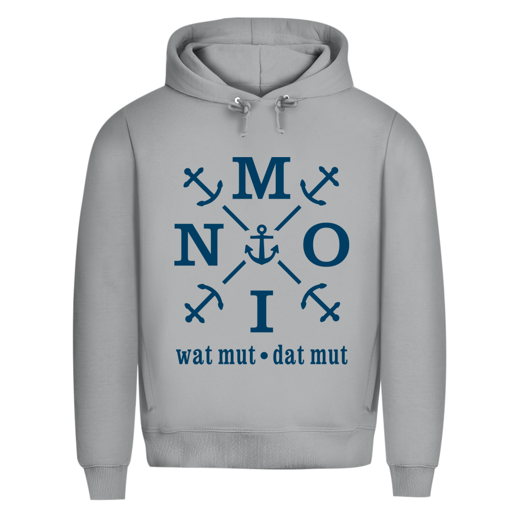 Hoodie Herren "MOIN"#504 - beidseitiger Druck