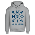 Hoodie Herren "MOIN"#504 - beidseitiger Druck