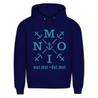 Hoodie Herren "MOIN"#504 - beidseitiger Druck