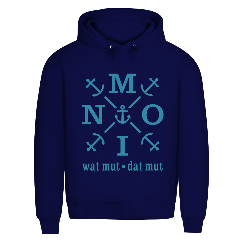 Hoodie Herren "MOIN"#504 - beidseitiger Druck