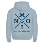 Hoodie Herren "MOIN"#504 - beidseitiger Druck