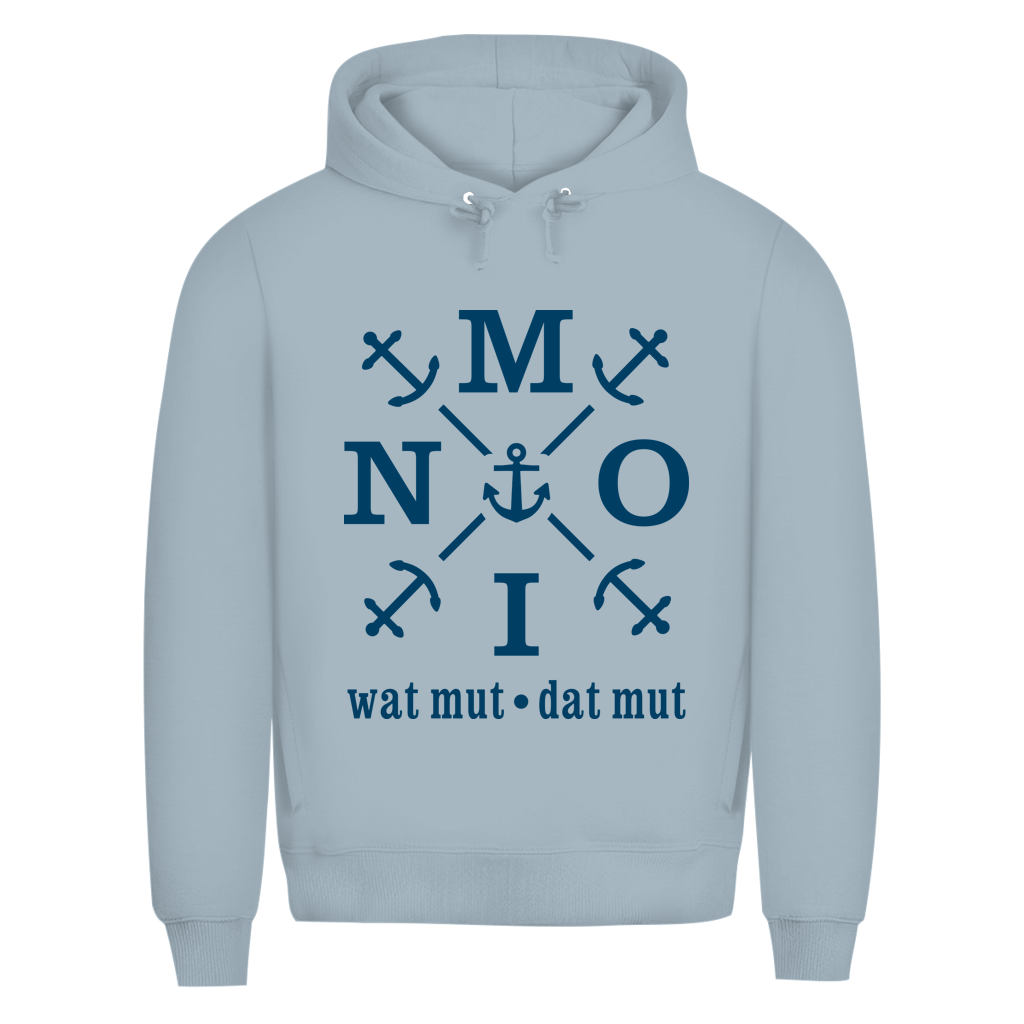 Hoodie Herren "MOIN"#504 - beidseitiger Druck