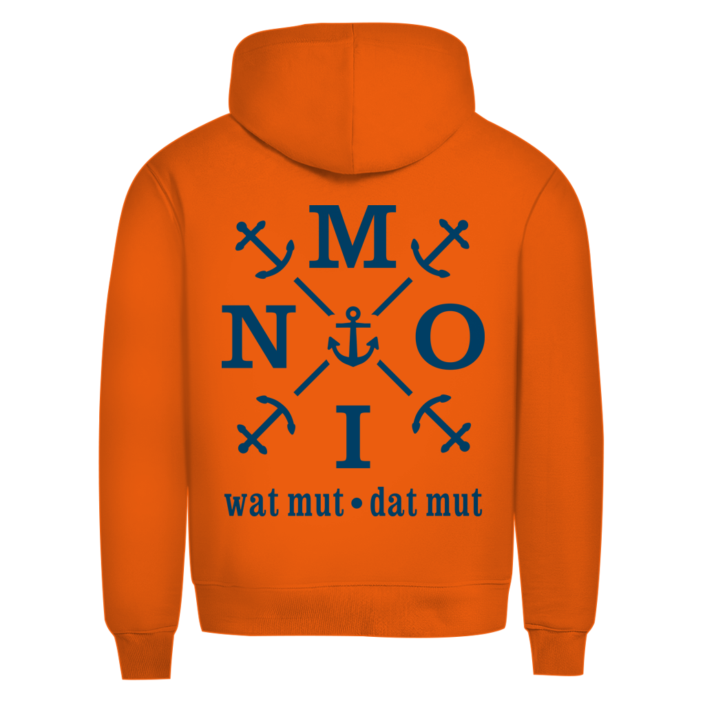 Hoodie Herren "MOIN"#504 - beidseitiger Druck