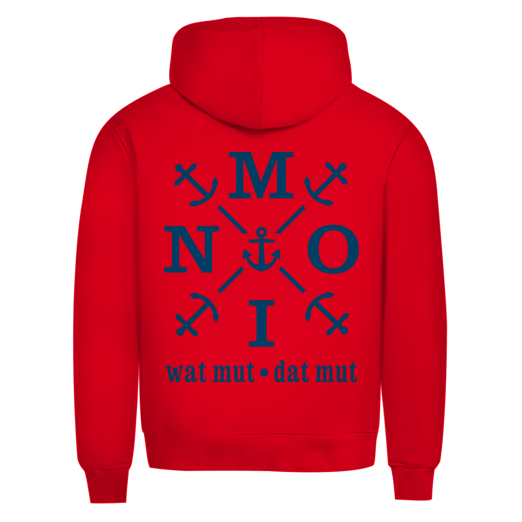 Hoodie Herren "MOIN"#504 - beidseitiger Druck