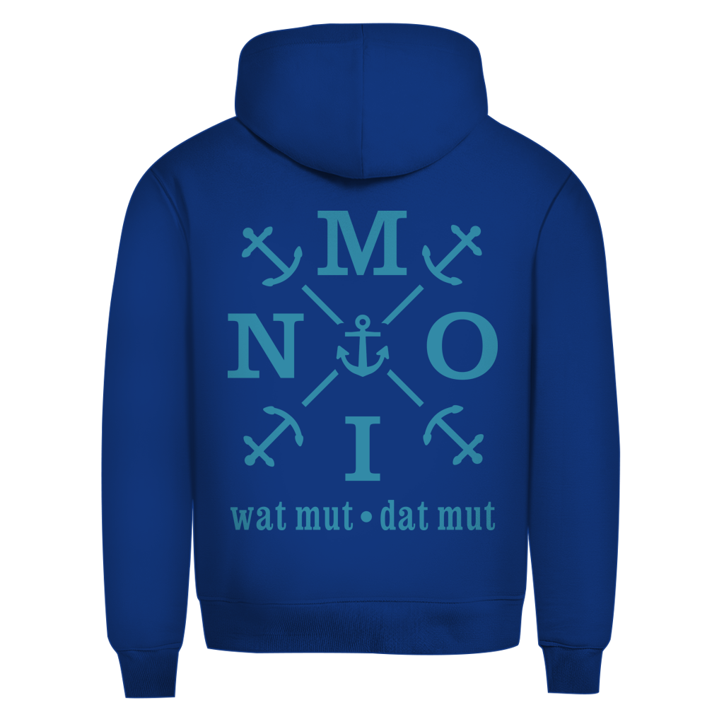 Hoodie Herren "MOIN"#504 - beidseitiger Druck
