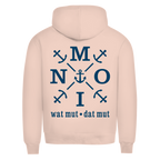 Hoodie Herren "MOIN"#504 - beidseitiger Druck
