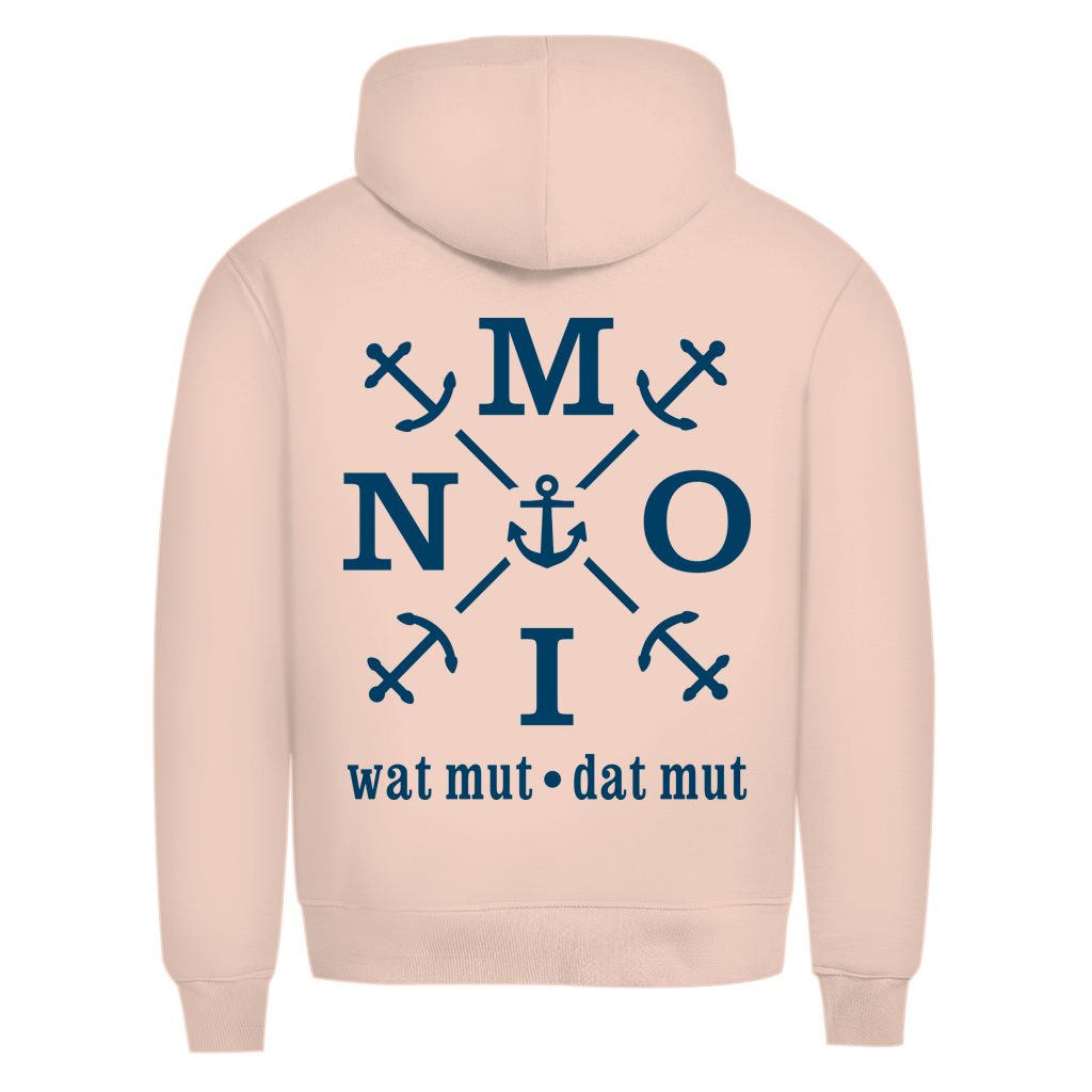 Hoodie Herren "MOIN"#504 - beidseitiger Druck