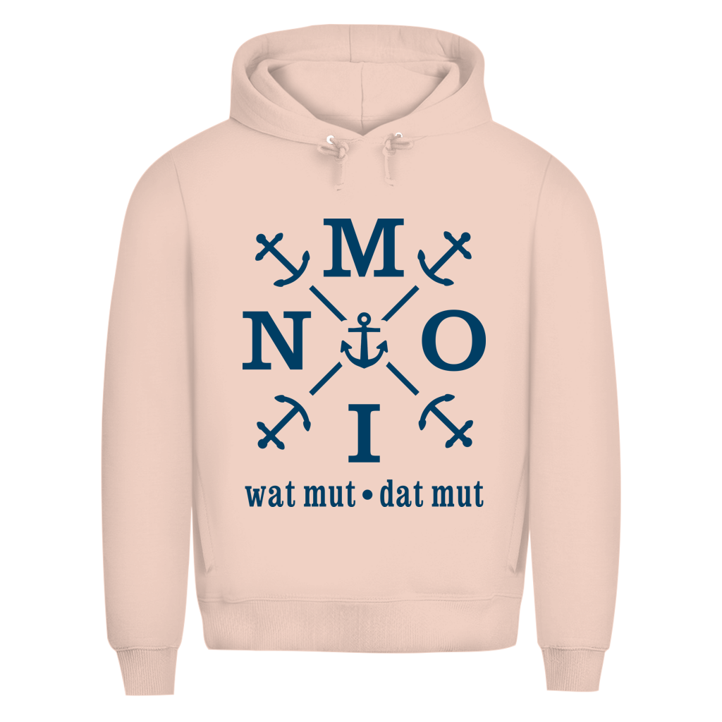 Hoodie Herren "MOIN"#504 - beidseitiger Druck
