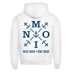 Hoodie Herren "MOIN"#504 - beidseitiger Druck