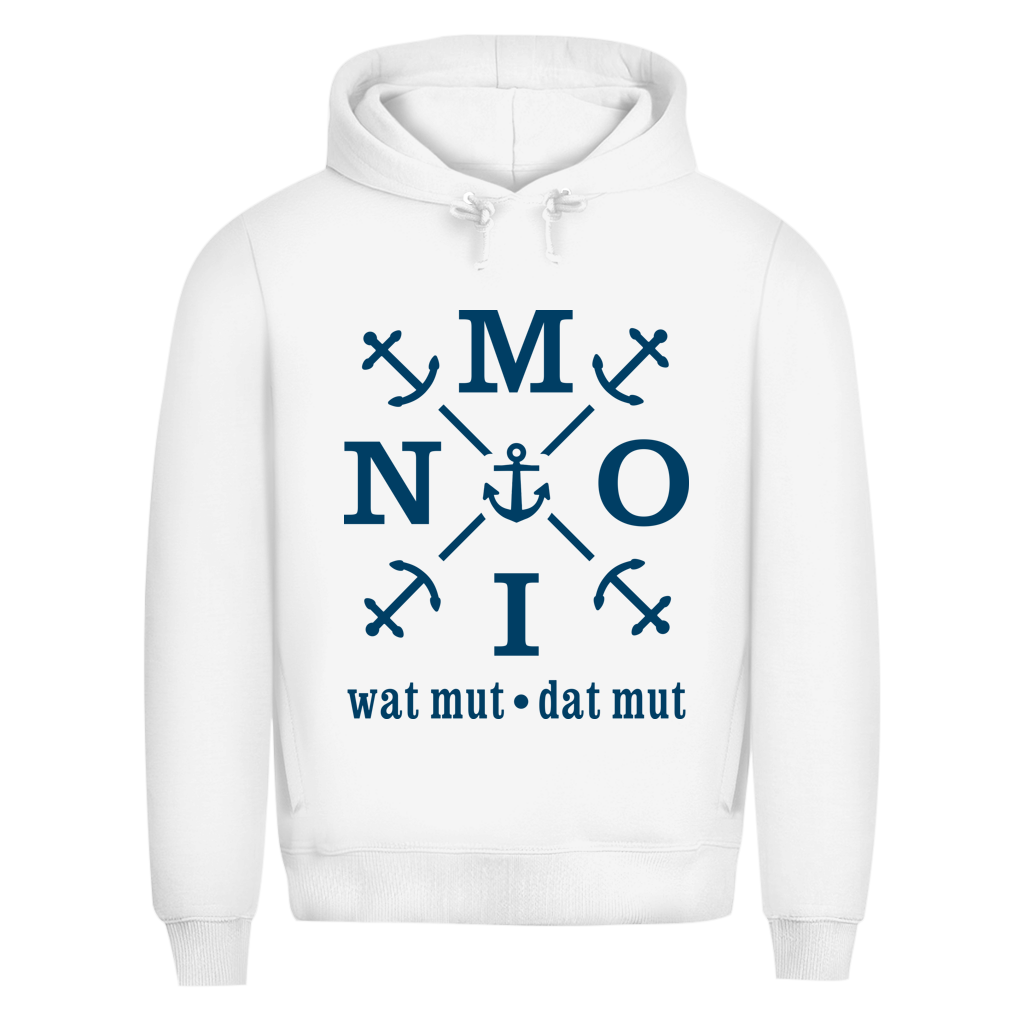 Hoodie Herren "MOIN"#504 - beidseitiger Druck