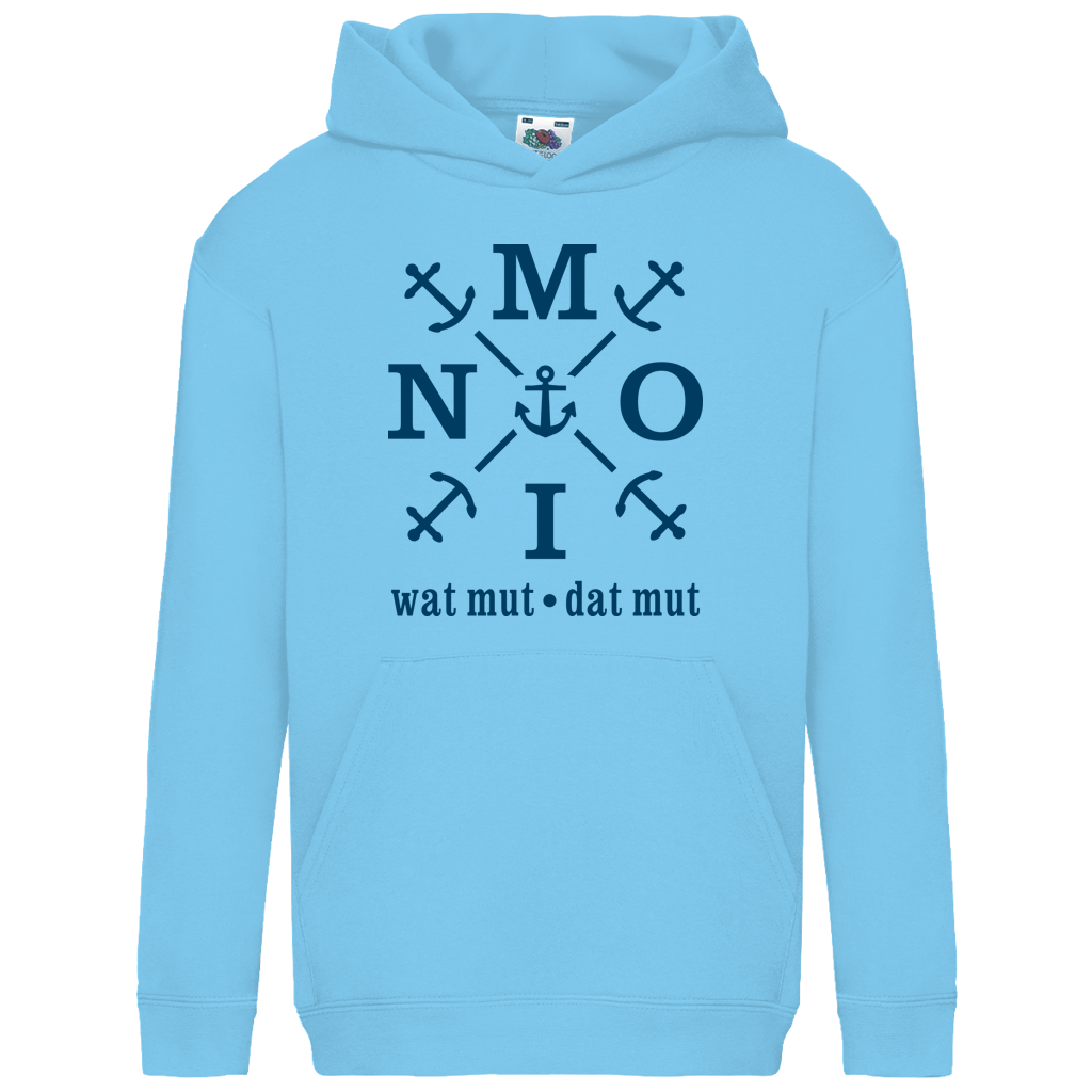 Hoodie Kinder "MOIN"#504 - einseitiger Druck