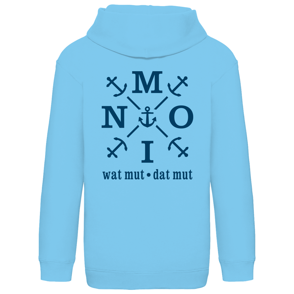 Hoodie Kinder "MOIN"#504 - beidseitiger Druck
