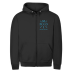 Hoodie-Jacke "MOIN"#504 - beidseitiger Druck