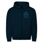 Hoodie-Jacke "MOIN"#504 - beidseitiger Druck