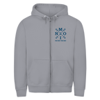 Hoodie-Jacke "MOIN"#504 - beidseitiger Druck