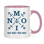 Keramik-Tasse zweifarbig "MOIN"#504