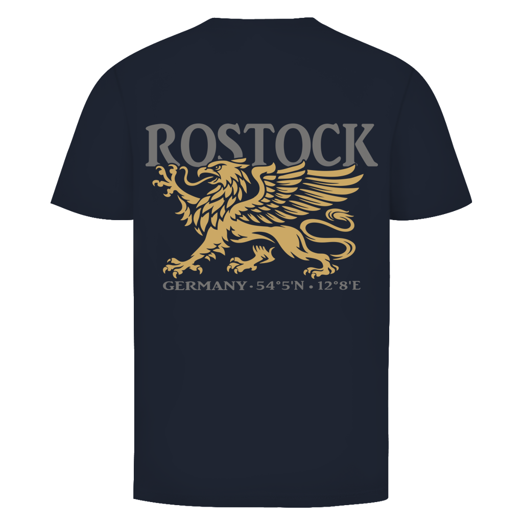 T-Shirt unisex "Rostock Greif" #438 - beidseitiger Druck