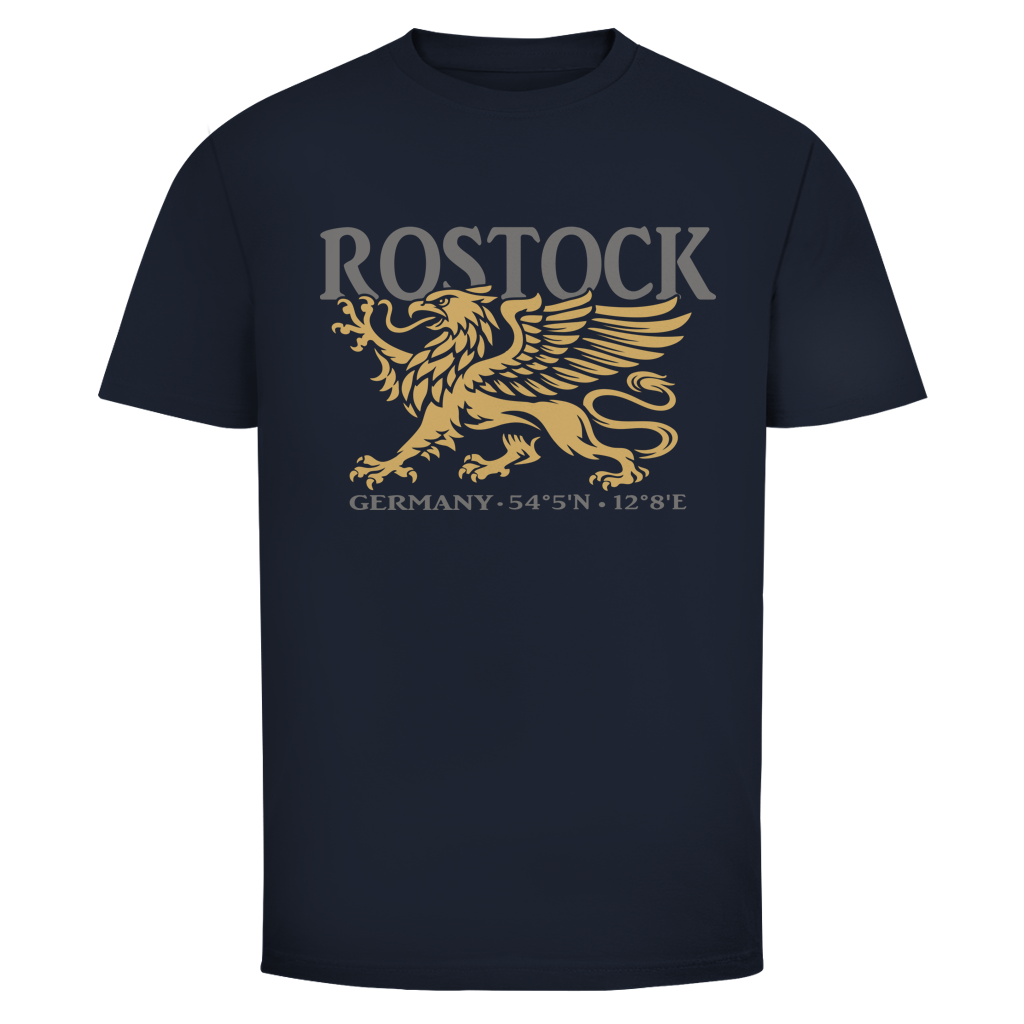 T-Shirt unisex "Rostock Greif" #438 - beidseitiger Druck