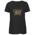 T-Shirt Damen V-Neck "Rostock Greif" #438