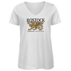 T-Shirt Damen V-Neck "Rostock Greif" #438