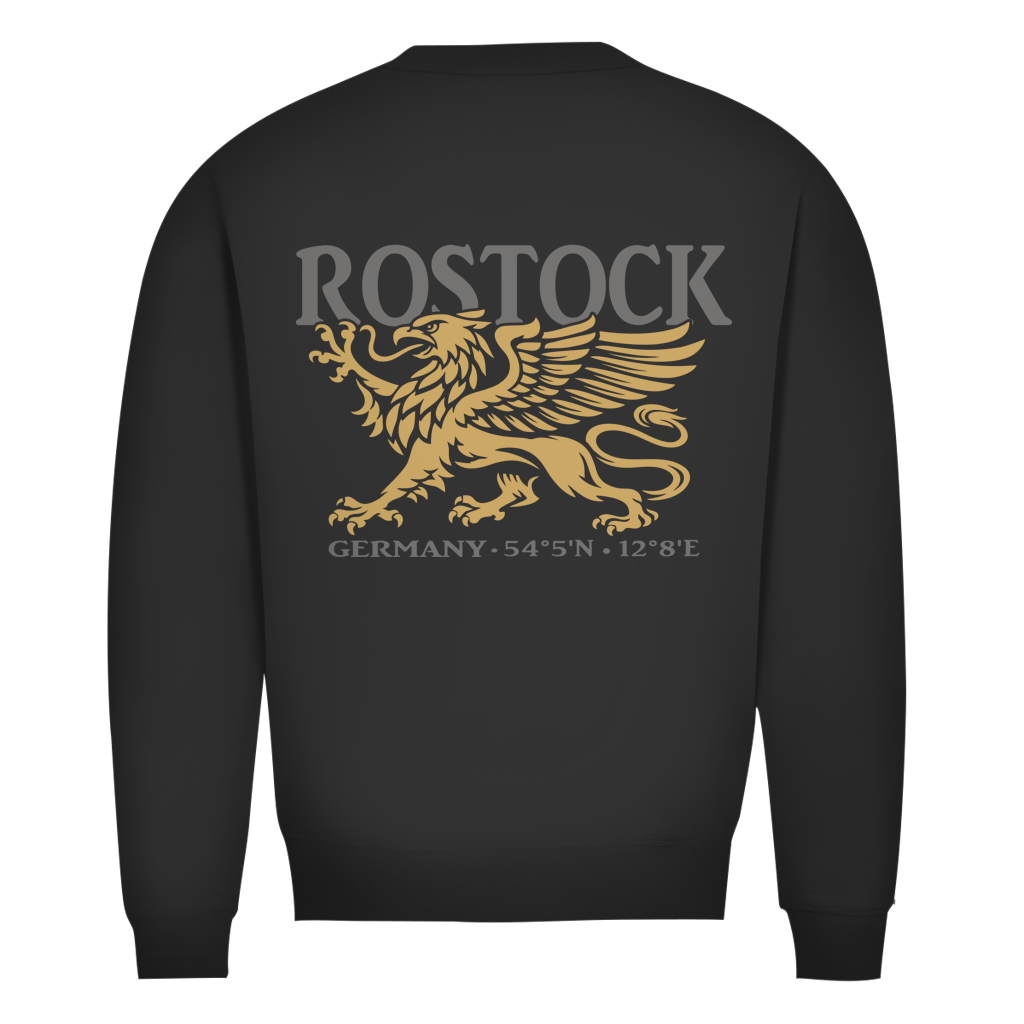 Sweatshirt Herren "Rostock Greif" #438 - beidseitiger Druck