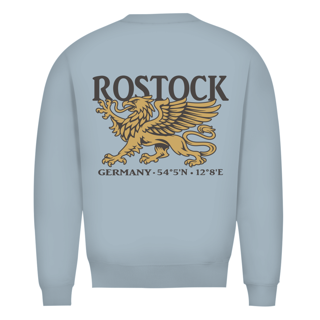 Sweatshirt Herren "Rostock Greif" #438 - beidseitiger Druck