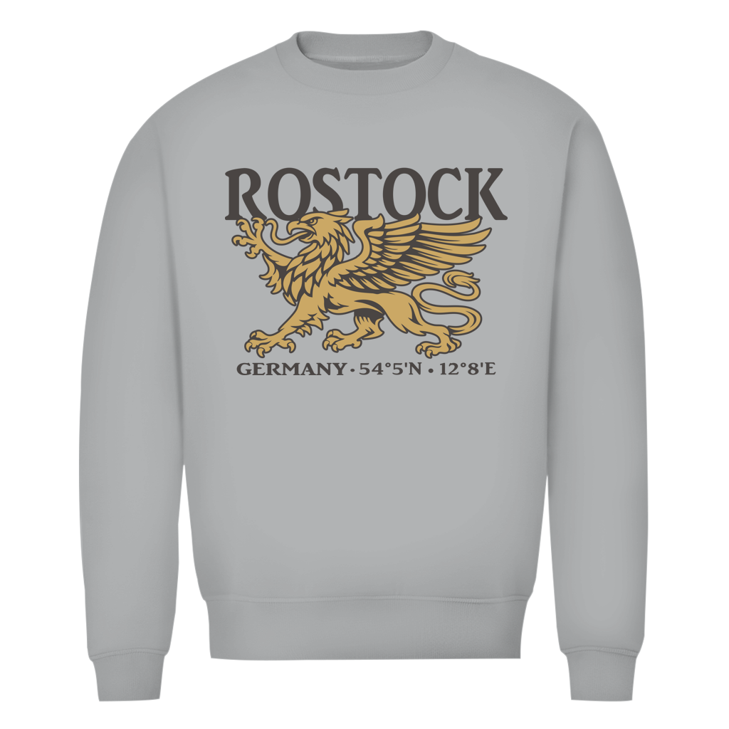 Sweatshirt Herren "Rostock Greif" #438 - beidseitiger Druck