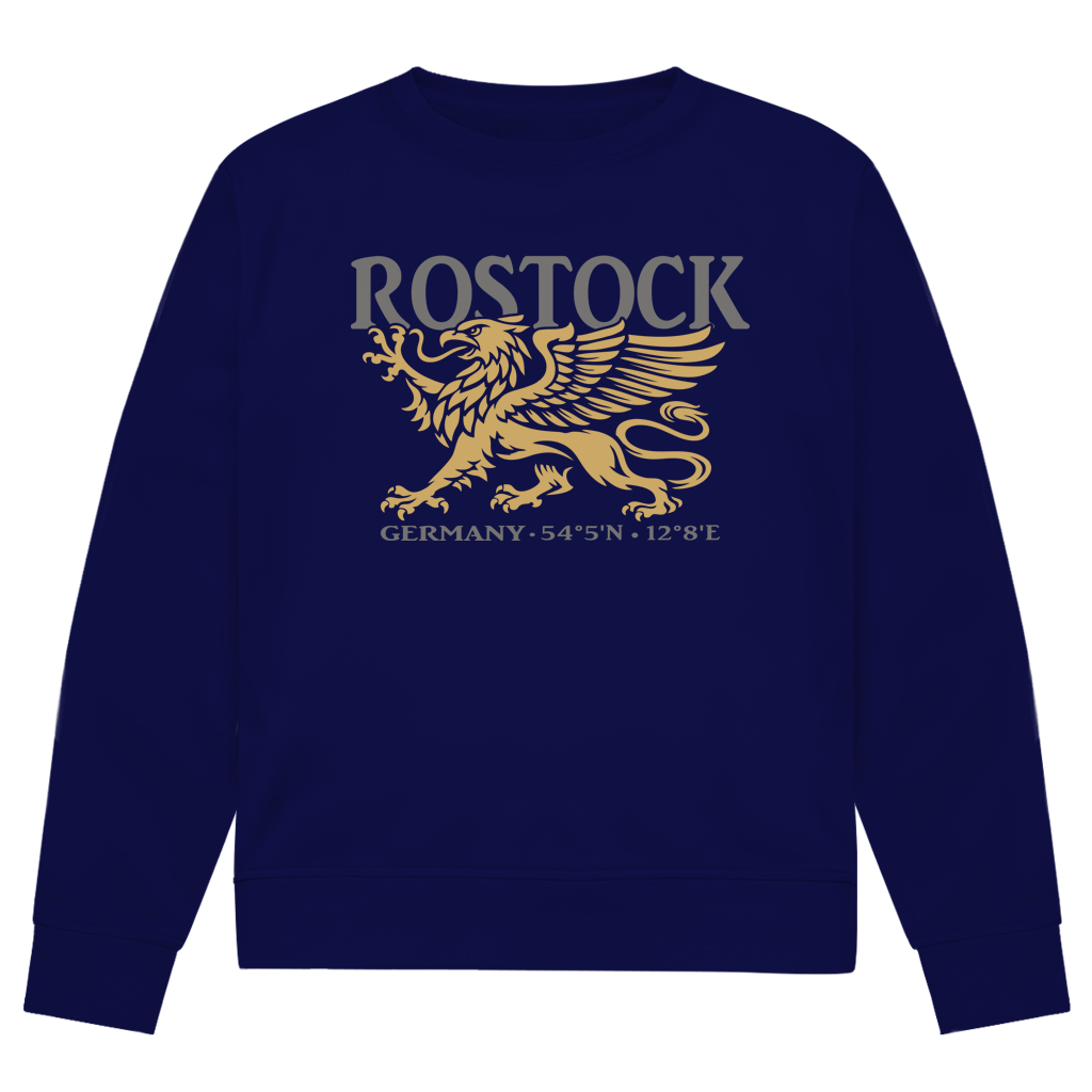 Sweatshirt Herren "Rostock Greif" #438 - beidseitiger Druck