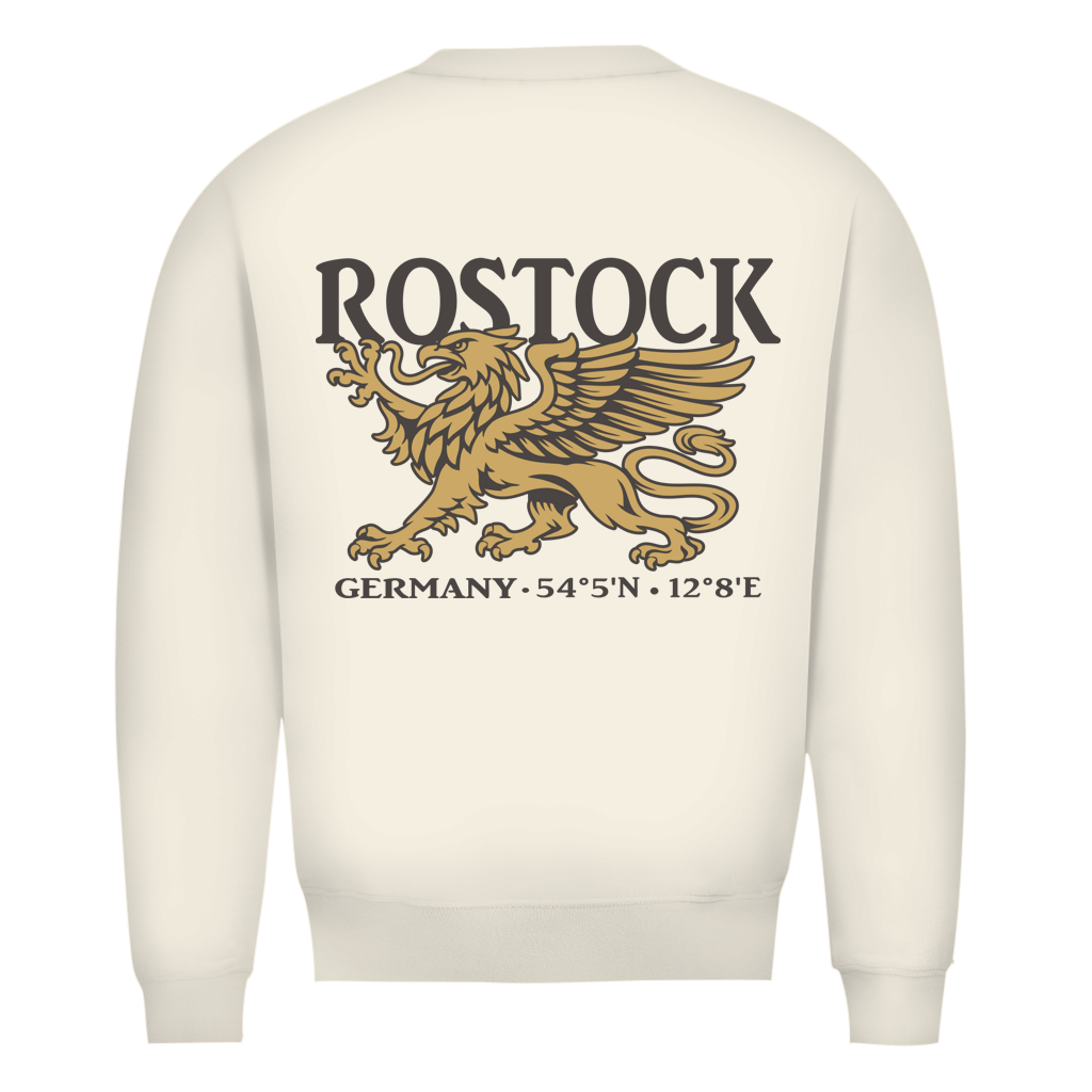 Sweatshirt Herren "Rostock Greif" #438 - beidseitiger Druck