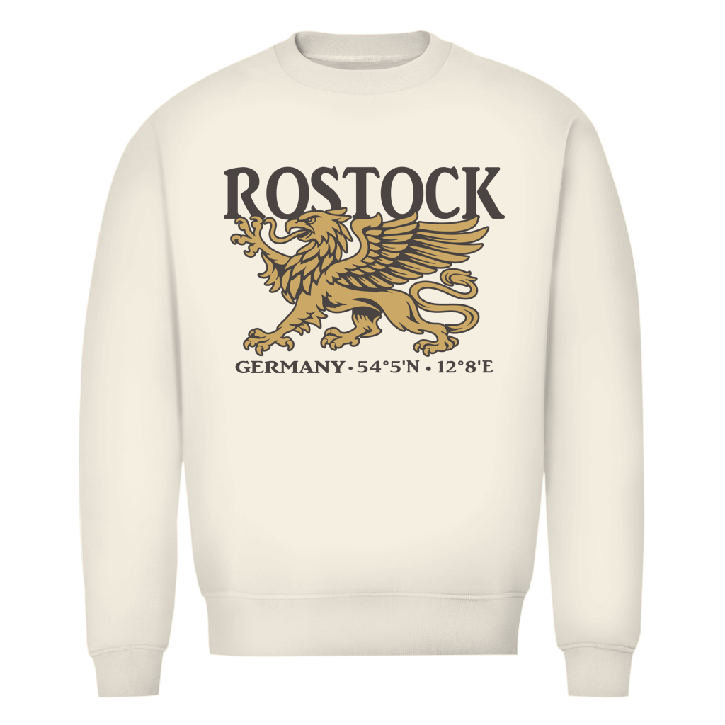 Sweatshirt Herren "Rostock Greif" #438 - beidseitiger Druck