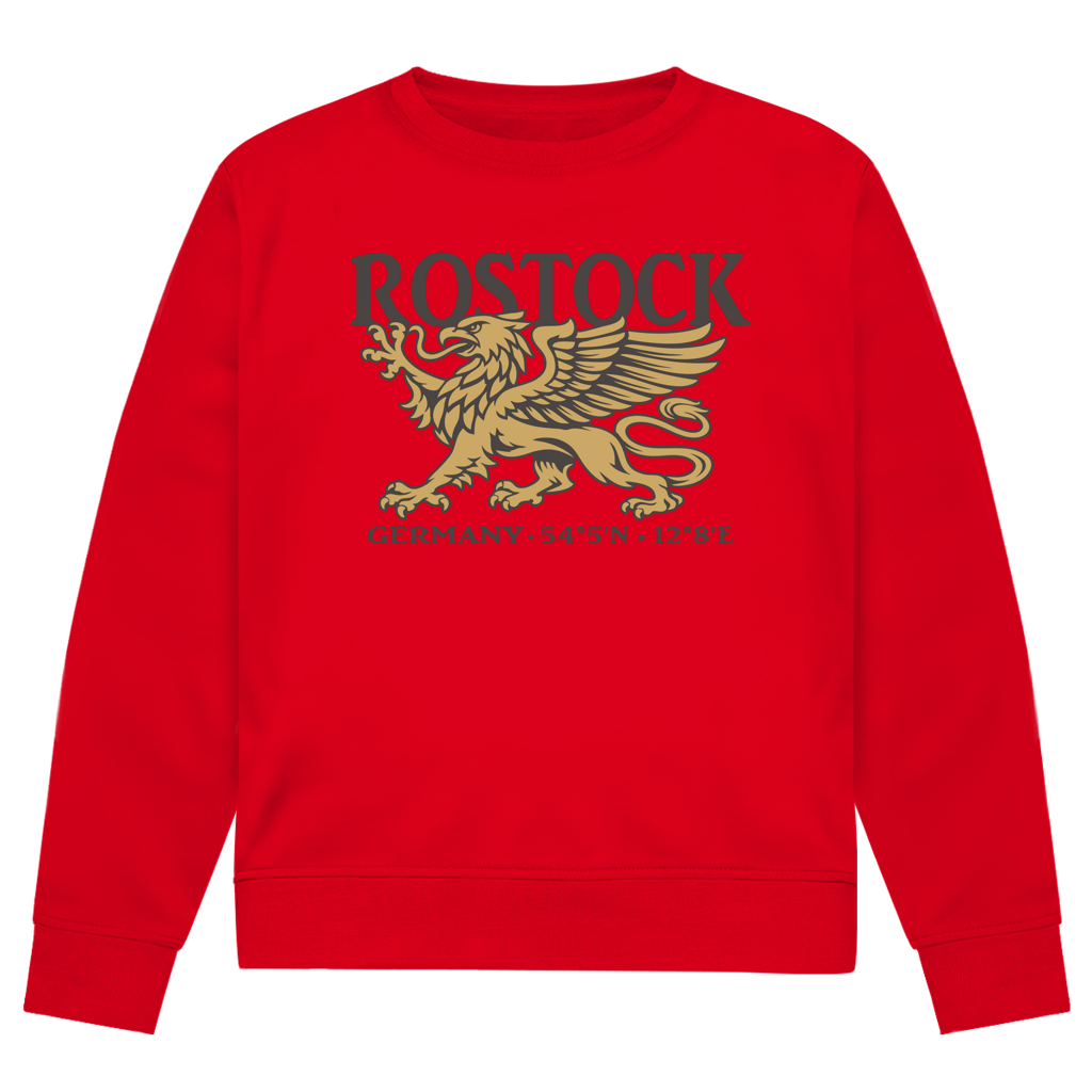 Sweatshirt Herren "Rostock Greif" #438 - beidseitiger Druck