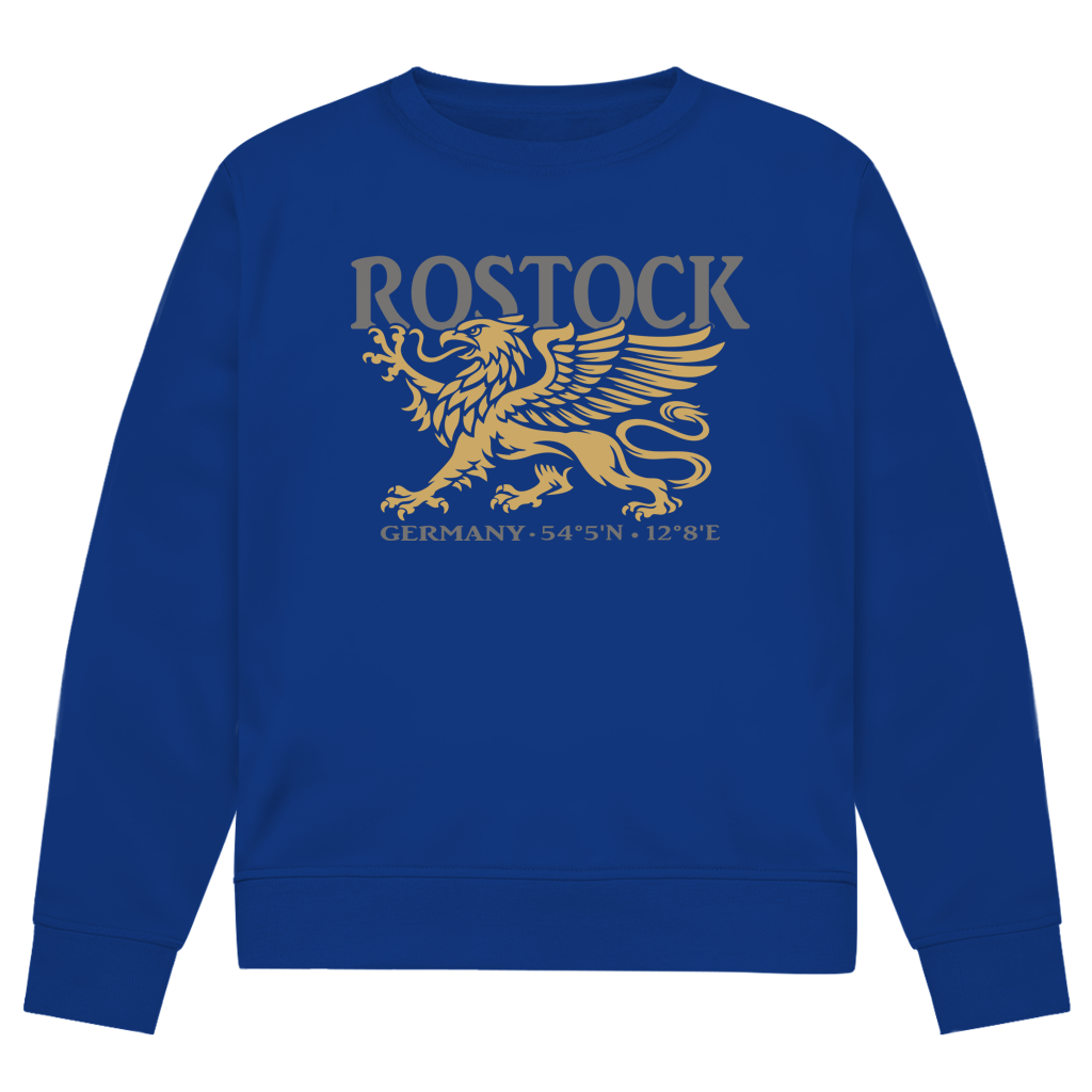 Sweatshirt Herren "Rostock Greif" #438 - beidseitiger Druck
