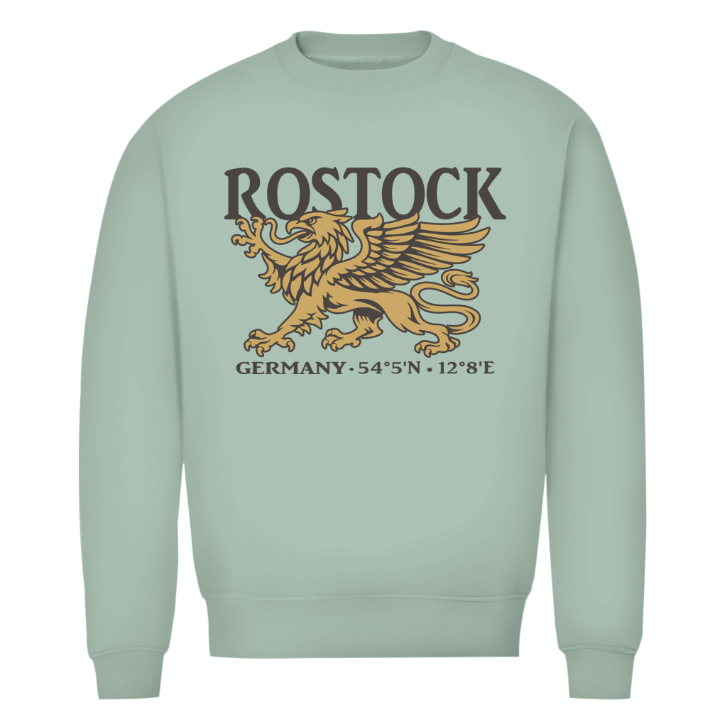 Sweatshirt Herren "Rostock Greif" #438 - beidseitiger Druck