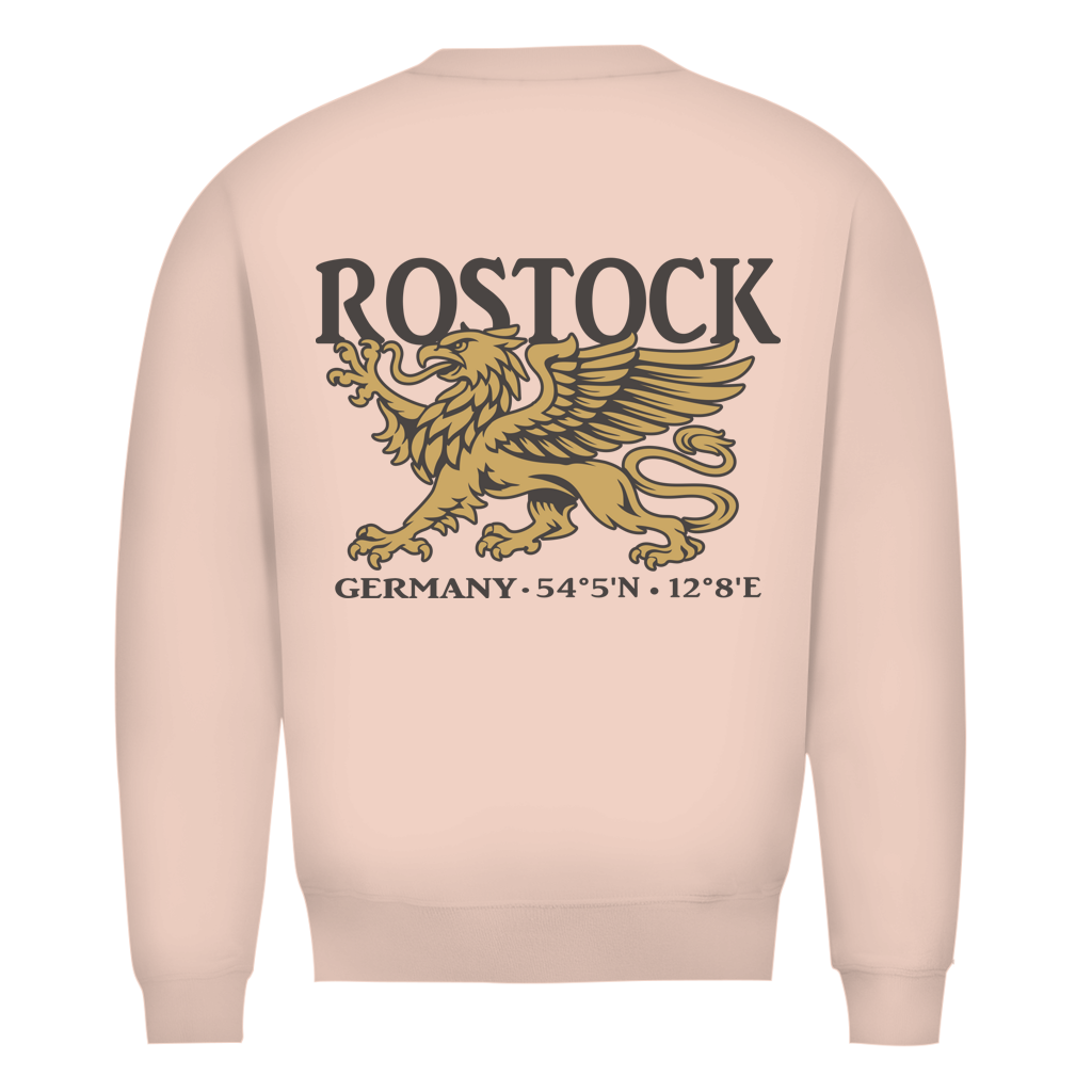 Sweatshirt Herren "Rostock Greif" #438 - beidseitiger Druck