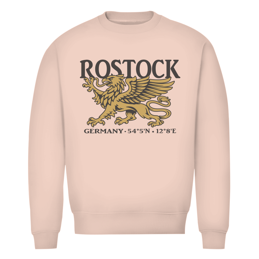 Sweatshirt Herren "Rostock Greif" #438 - beidseitiger Druck