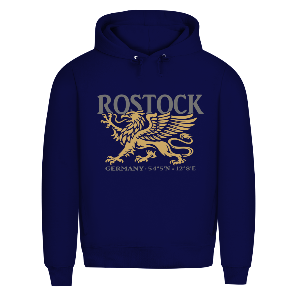Hoodie Herren  "Rostock Greif" #438 - einseitiger Druck