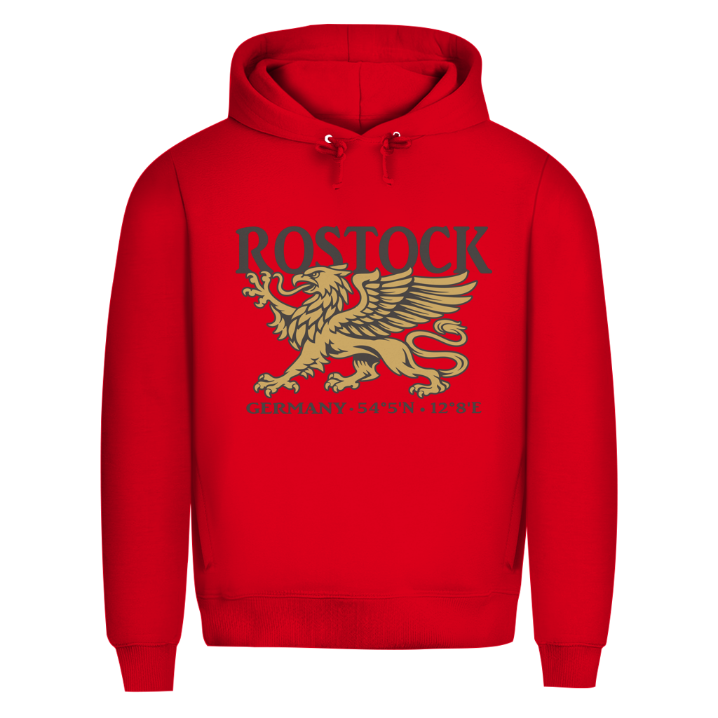Hoodie Herren  "Rostock Greif" #438 - einseitiger Druck