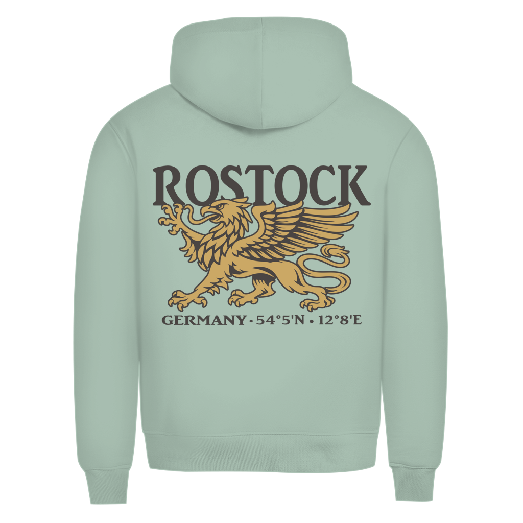 Hoodie Herren "Rostock Greif" #438 - beidseitiger Druck