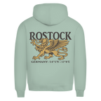 Hoodie Herren "Rostock Greif" #438 - beidseitiger Druck