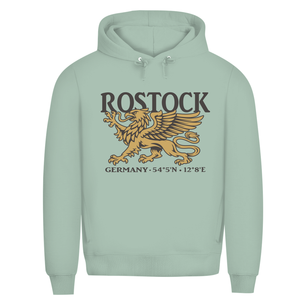 Hoodie Herren "Rostock Greif" #438 - beidseitiger Druck