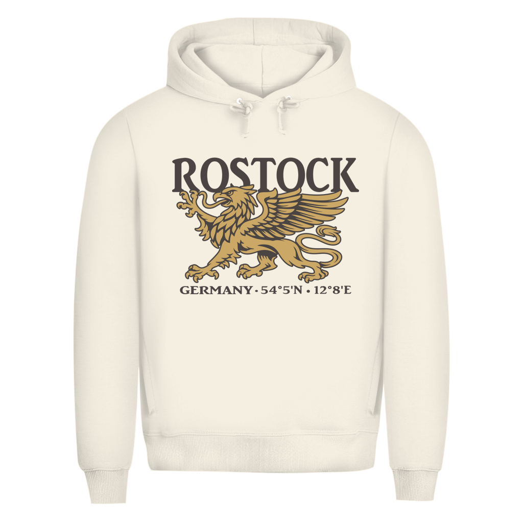 Hoodie Herren "Rostock Greif" #438 - beidseitiger Druck