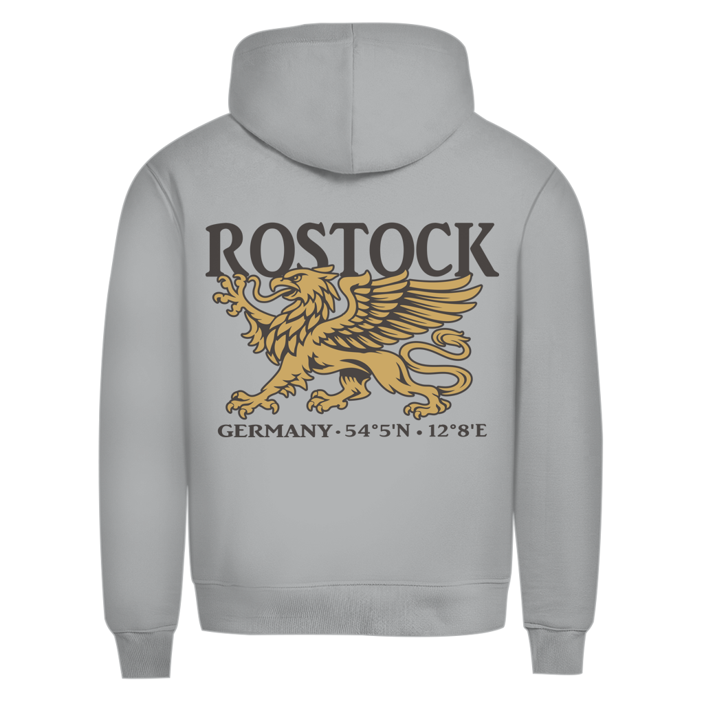 Hoodie Herren "Rostock Greif" #438 - beidseitiger Druck