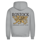 Hoodie Herren "Rostock Greif" #438 - beidseitiger Druck