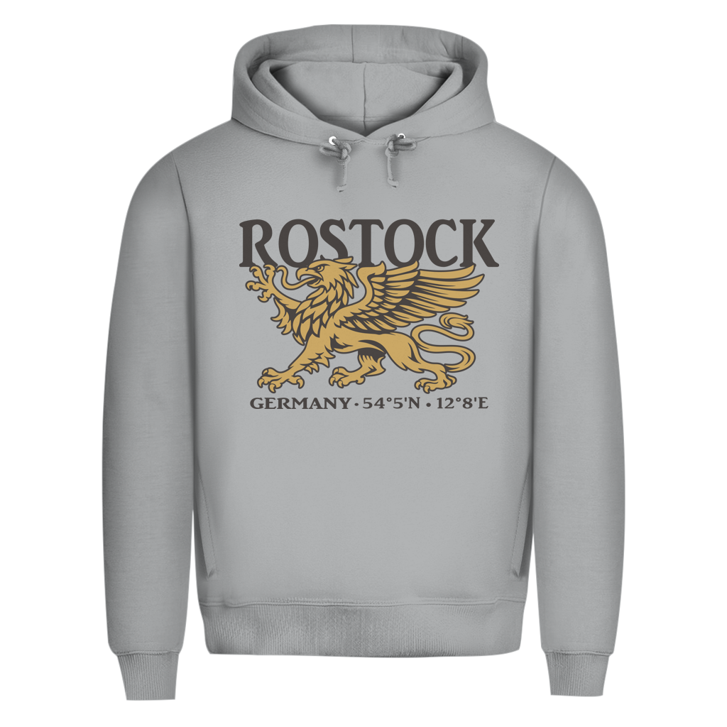 Hoodie Herren "Rostock Greif" #438 - beidseitiger Druck