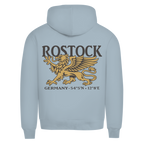 Hoodie Herren "Rostock Greif" #438 - beidseitiger Druck