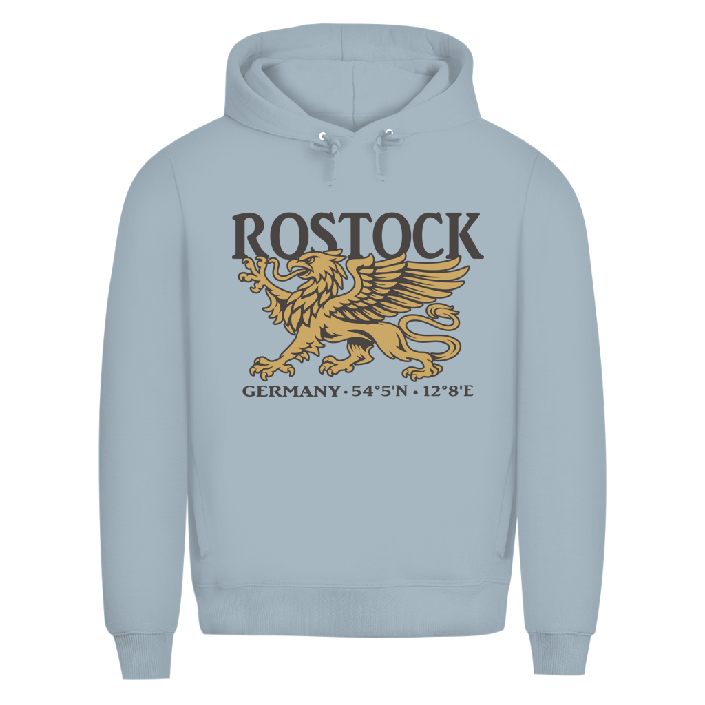 Hoodie Herren "Rostock Greif" #438 - beidseitiger Druck